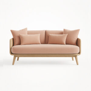 Havik Wooden Ergonomic Living Sofa 3 Seater