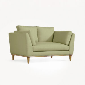 Lykke Wooden Living Sofa 2 Seater Olive