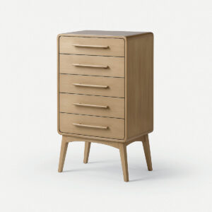 Svala Wooden Cabinet with 5 Drawers